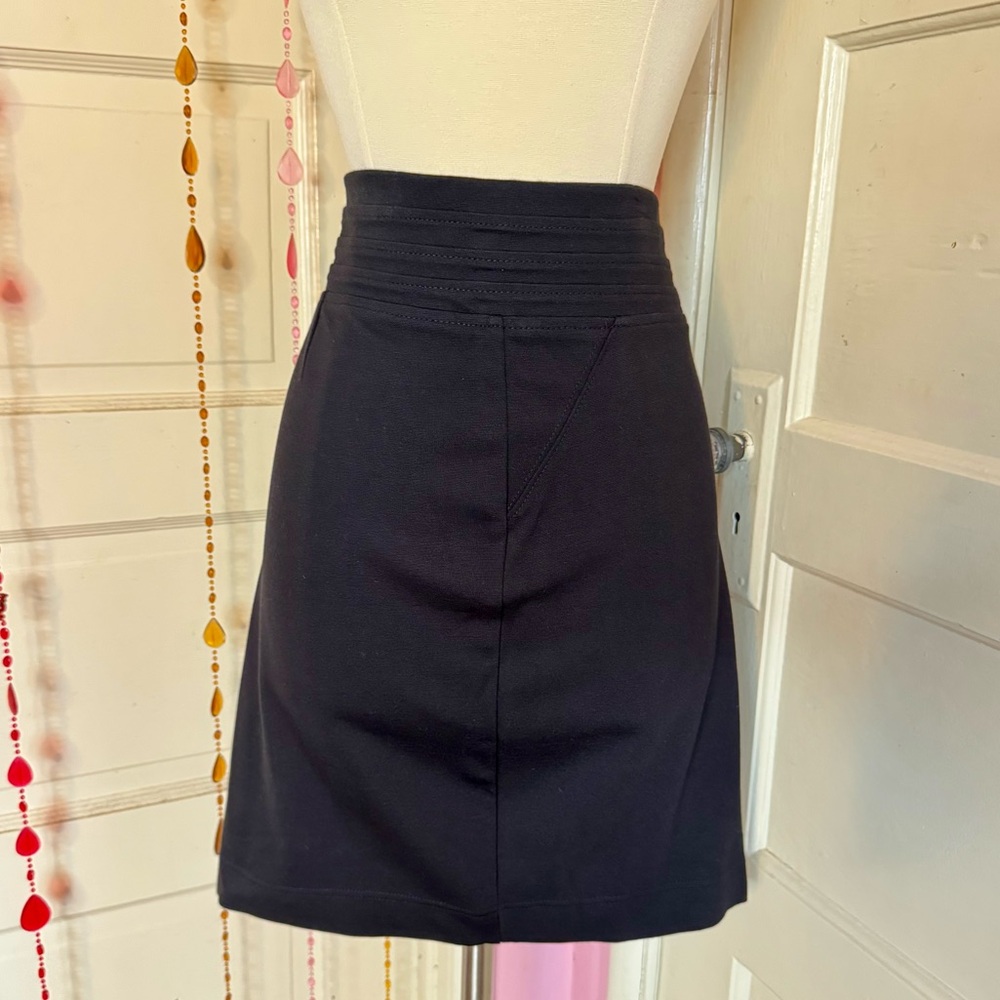 One 5 One Black Pencil Skirt Size L NWT Stretch Career Workwear